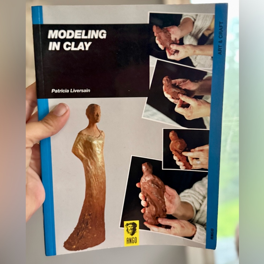 Modeling in Clay by Patricia Liversain - Blue and Brown Cover